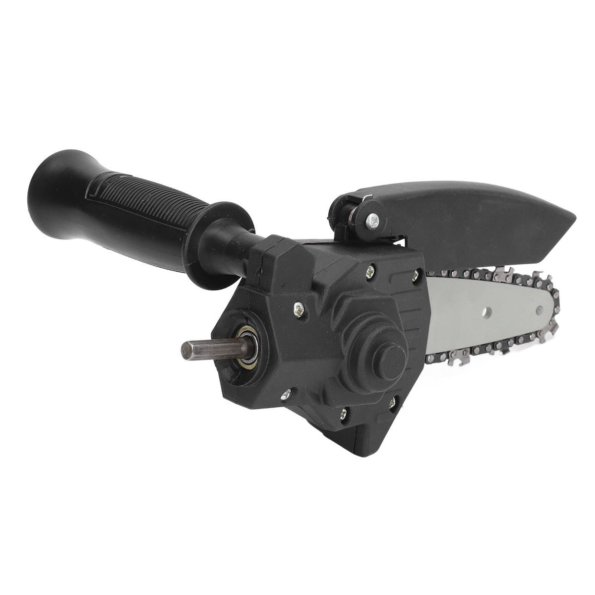 Electric Chainsaw Modification Tool 4 Inch Portable Chainsaw Attachment Kit Electric Drill to Chainsaw Adapter Converting Head