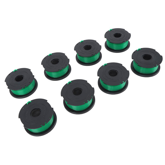 8 Pack 0.080in String Trimmer Replacement Spool Auto Feed String Trimmer Line Spool for SF080