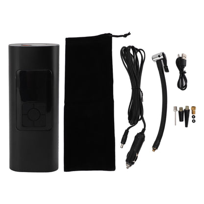 Tire Inflator 150 PSI Portable Air Compressor Cordless 12V DC Dual Power Supply Air Pump With Light for Car Motorcycle Ball