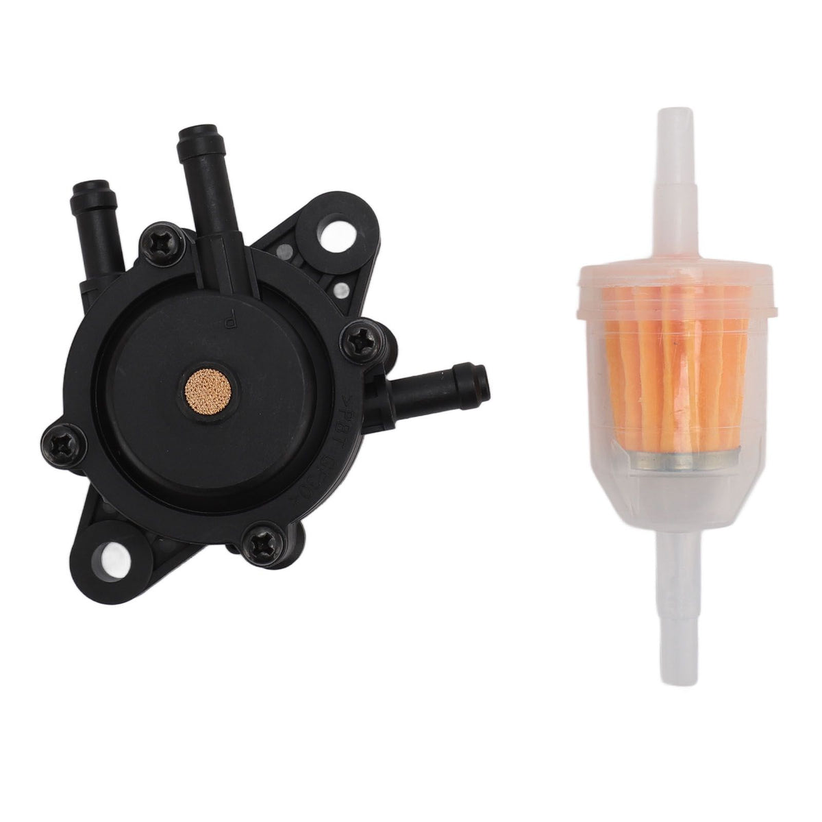 Lawn Mower Fuel Pump with Fuel Filter Plastic Lawn Mower Fuel Pump Replacement for KT725 KT745 KT735 KT740 SV600 SV590