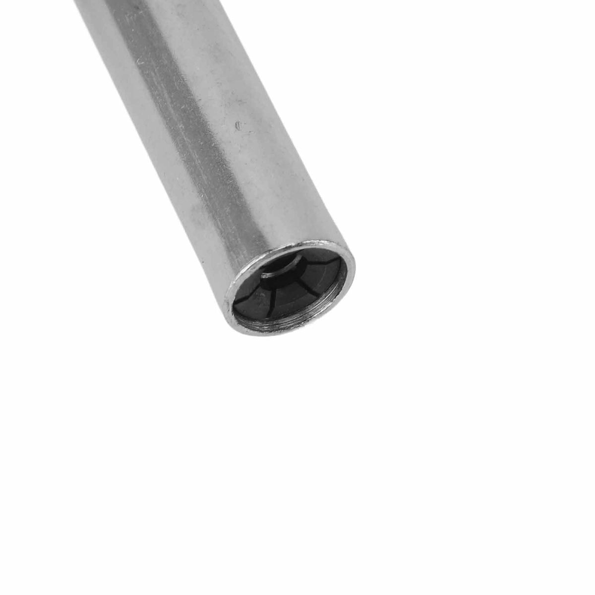 Double Handle Gear Oil Nozzle Lengthened Lock Clamp Type High Pressure Grease Gun Nozzle Silver