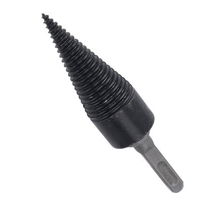 Firewood Log Splitter Kindling Splitting Wood Drill Bit with 3 Drilling Handles Firewood Log Drill Bits Labor Saving 32MM