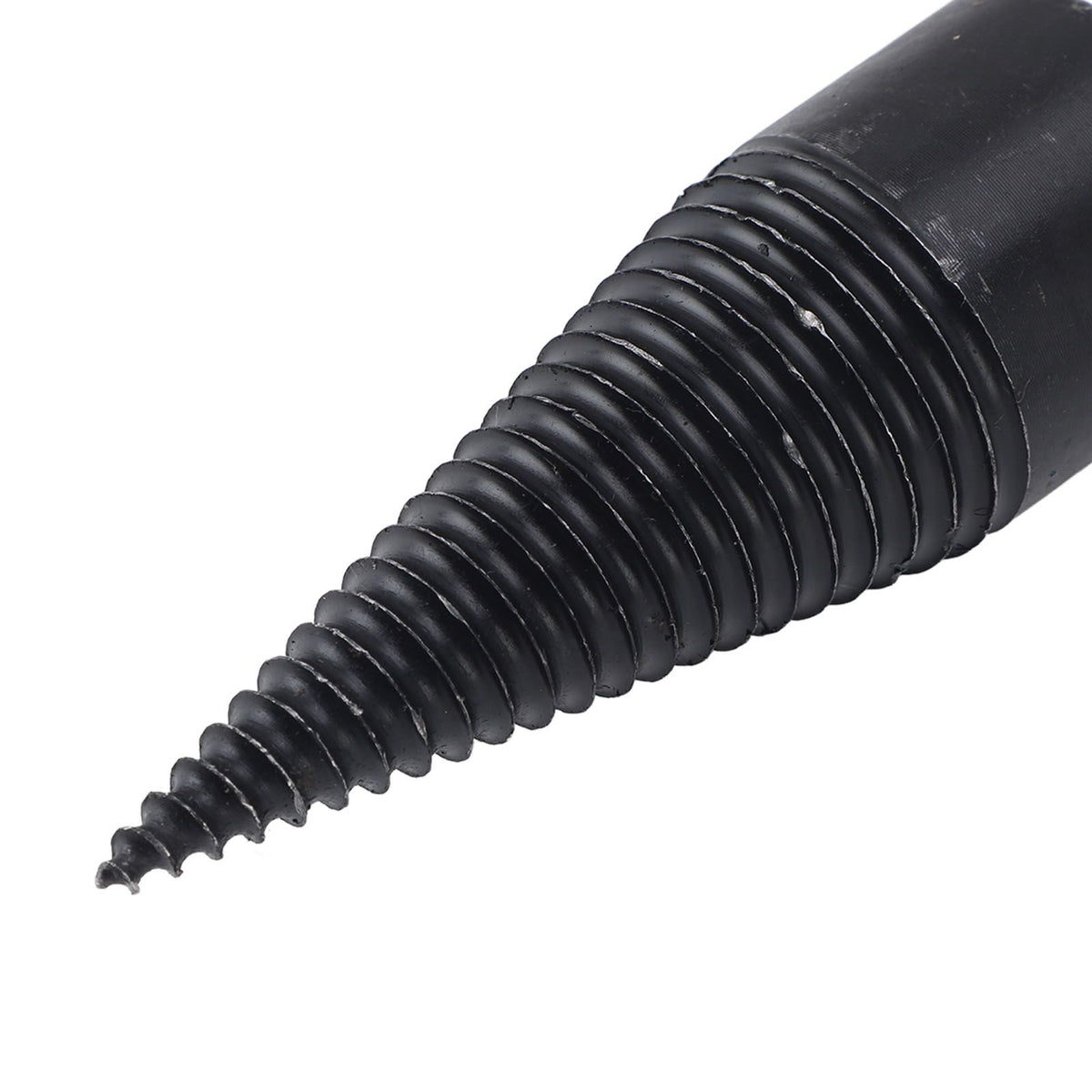 Firewood Log Splitter Kindling Splitting Wood Drill Bit with 3 Drilling Handles Firewood Log Drill Bits Labor Saving 32MM