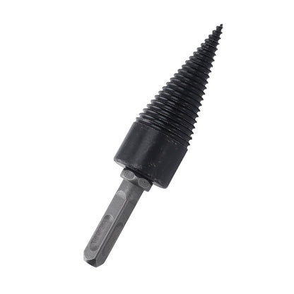 Firewood Log Splitter Kindling Splitting Wood Drill Bit with 3 Drilling Handles Firewood Log Drill Bits Labor Saving 32MM