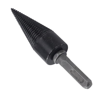 Firewood Log Splitter Kindling Splitting Wood Drill Bit with 3 Drilling Handles Firewood Log Drill Bits Labor Saving 32MM