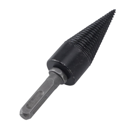 Firewood Log Splitter Kindling Splitting Wood Drill Bit with 3 Drilling Handles Firewood Log Drill Bits Labor Saving 32MM