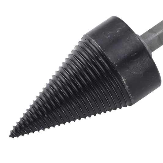 Firewood Log Splitter Kindling Splitting Wood Drill Bit with 3 Drilling Handles Firewood Log Drill Bits Labor Saving 50MM