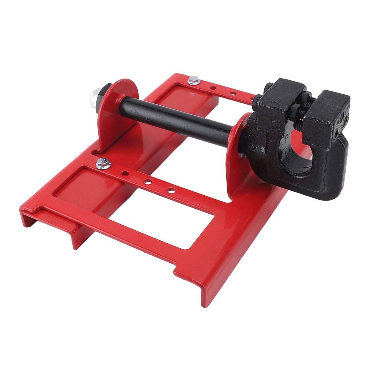 Vertical Chainsaw Mill Lumber Cutting Guide Portable Mini Sawmill Chainsaw Attachment Cut Guided for Builders Woodworkers Red