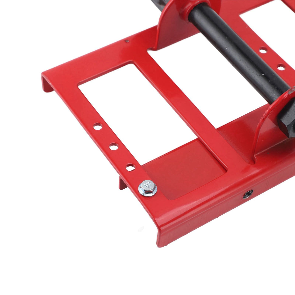 Vertical Chainsaw Mill Lumber Cutting Guide Portable Mini Sawmill Chainsaw Attachment Cut Guided for Builders Woodworkers Red