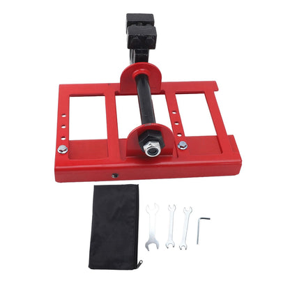 Vertical Chainsaw Mill Lumber Cutting Guide Portable Mini Sawmill Chainsaw Attachment Cut Guided for Builders Woodworkers Red