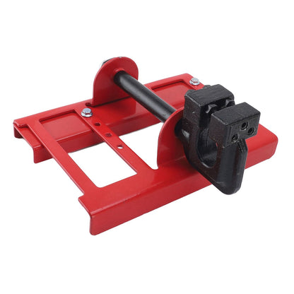 Vertical Chainsaw Mill Lumber Cutting Guide Portable Mini Sawmill Chainsaw Attachment Cut Guided for Builders Woodworkers Red
