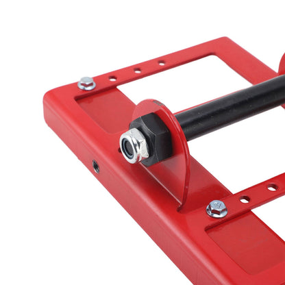 Vertical Chainsaw Mill Lumber Cutting Guide Portable Mini Sawmill Chainsaw Attachment Cut Guided for Builders Woodworkers Red