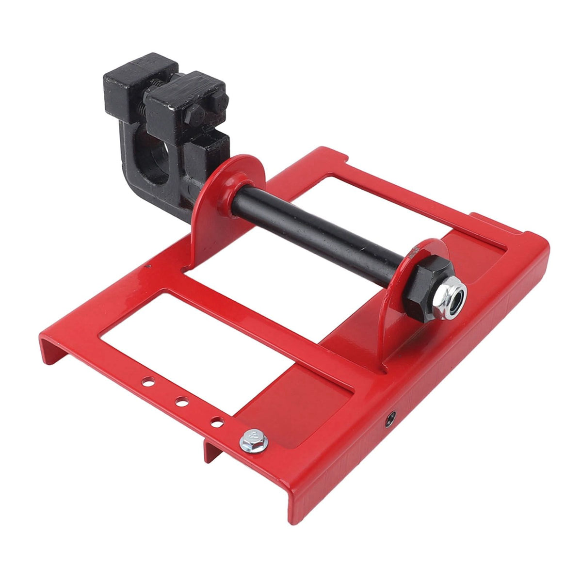 Vertical Chainsaw Mill Lumber Cutting Guide Portable Mini Sawmill Chainsaw Attachment Cut Guided for Builders Woodworkers Red
