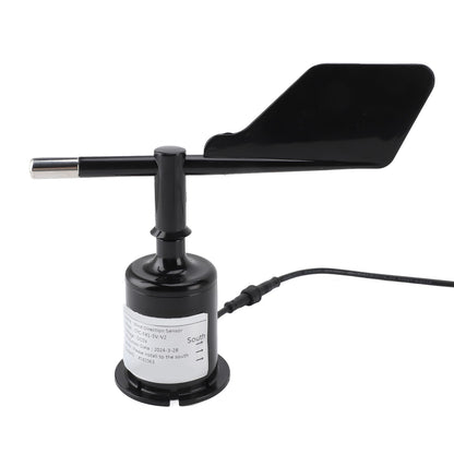 360 Degree Wind Direction Sensor DC 5V Precise Anemometer Sensor Wind Indicator Protector for Garden Greenhouse