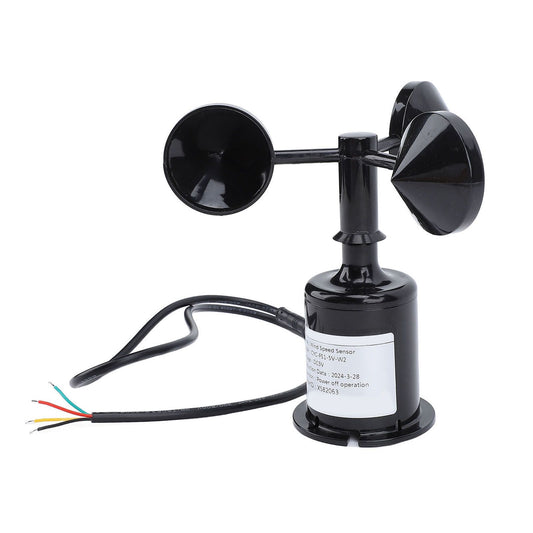 Wind Speed Monitoring Sensor with 0.8m Cable 3 Blade High Accuracy Anemometer Sensor Wind Speed Sensor DC 5V