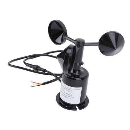 Wind Speed Anemometer High Accuracy 5V Wind Speed Monitoring Sensor Measuring Detector with 2.62ft Extension Cable