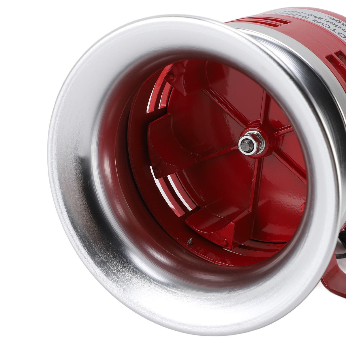 Electric Motor Siren 125dB Motor Driven Buzzer Sound Alarm Horn Siren for Home Factory School Ranch Entertainment Venue AC110V 1.5A