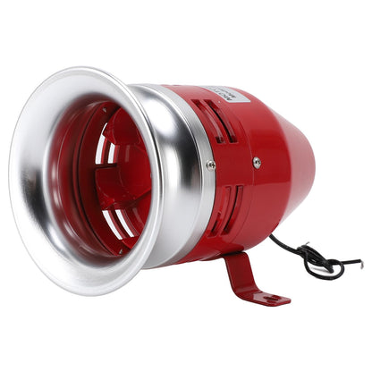 Electric Motor Siren 125dB Motor Driven Buzzer Sound Alarm Horn Siren for Home Factory School Ranch Entertainment Venue AC110V 1.5A