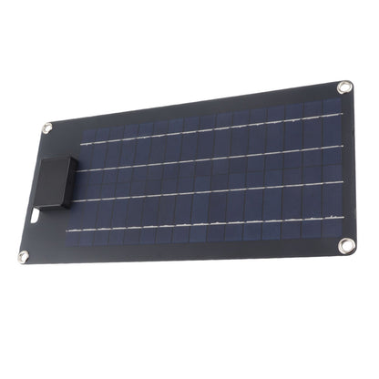 50W Solar Panel 12V High Efficiency Monocrystalline Solar Panel Dual USB Charger for Vehicle Battery and Mobile Phone Charging