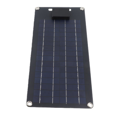 50W Solar Panel 12V High Efficiency Monocrystalline Solar Panel Dual USB Charger for Vehicle Battery and Mobile Phone Charging