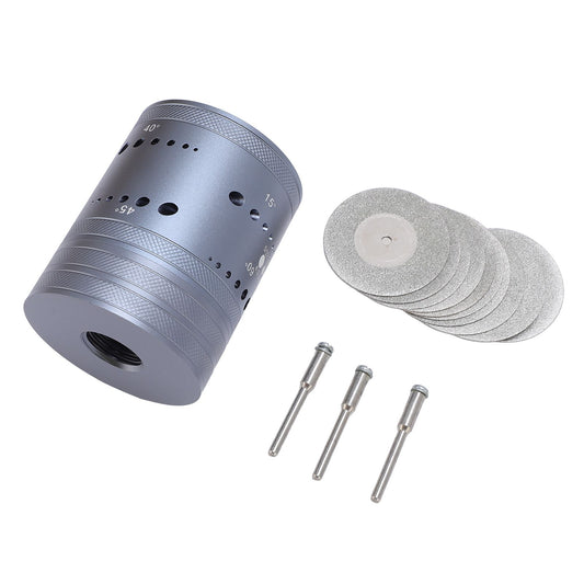Tungsten Electrode Sharpener Head with Cut Off Slots Steel Electrode Grinding Tool for TIG Welding