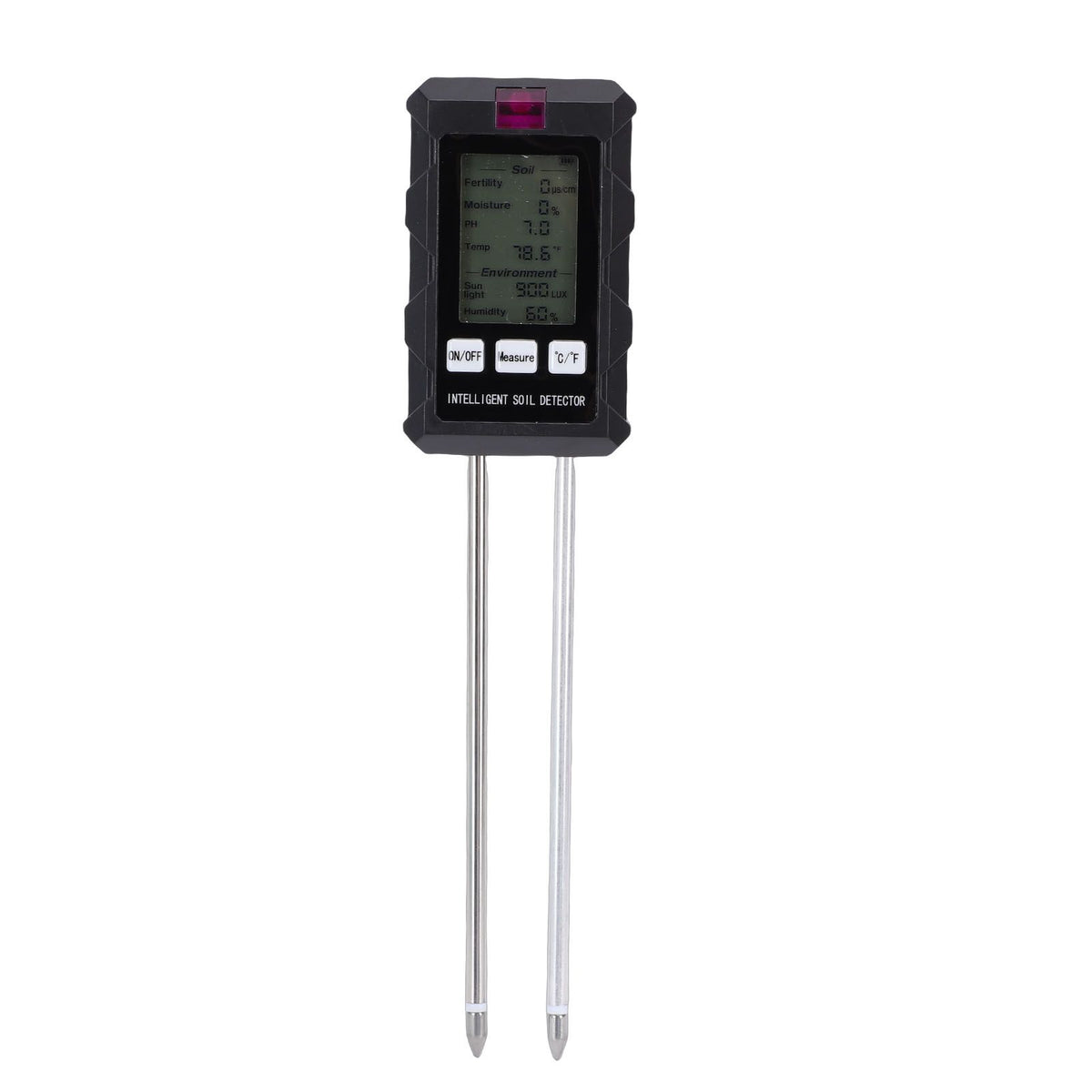 6 in 1 Soil Tester Digital Soil PH Temperature Humidity Fertility Meter for Farming Gardening Plants