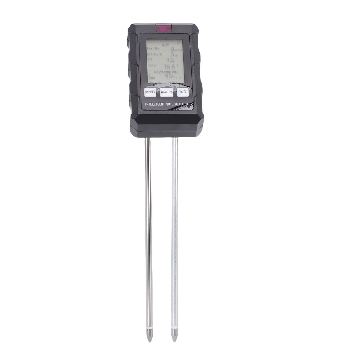 6 in 1 Soil Tester Digital Soil PH Temperature Humidity Fertility Meter for Farming Gardening Plants