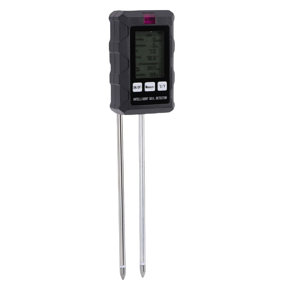 6 in 1 Soil Tester Digital Soil PH Temperature Humidity Fertility Meter for Farming Gardening Plants