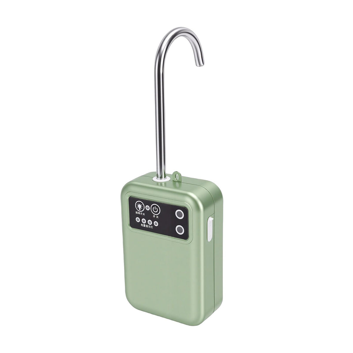 USB Electric Water Oxygen Pump Portable Aquarium Fish Tank Oxygen Pump with Light for Fishing Bait Bucket