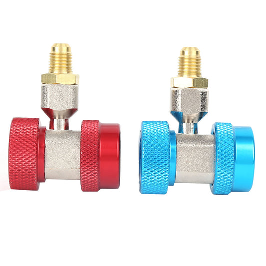 High and Low Pressure Air Conditioning Quick Connector Coupler Adapter Refrigerant Fittings
