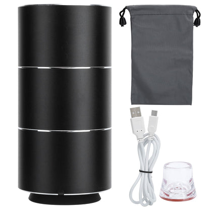 Electric Vacuum Sealer Pump Portable Mini Household Sealing Packaging Device Black with USB Power Cable
