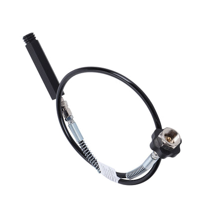 W21.8‑14 CO2 Cylinder Refill Adapter Hose with Spring Tube 36in Soda Accessories Black