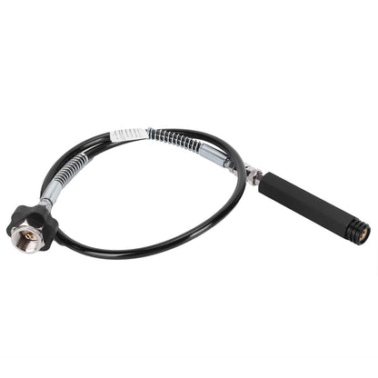 W21.8‑14 CO2 Cylinder Refill Adapter Hose with Spring Tube 36in Soda Accessories Black