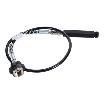W21.8‑14 CO2 Cylinder Refill Adapter Hose with Spring Tube 36in Soda Accessories Black