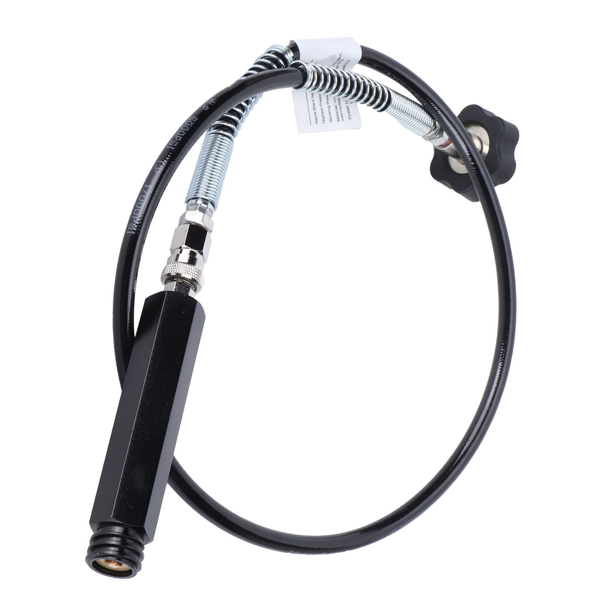 CGA320 TR21‑4 36in Black Soda Hose Adapter Set Stable Performance Sturdy Construction