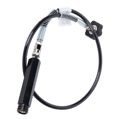 CGA320 TR21‑4 36in Black Soda Hose Adapter Set Stable Performance Sturdy Construction