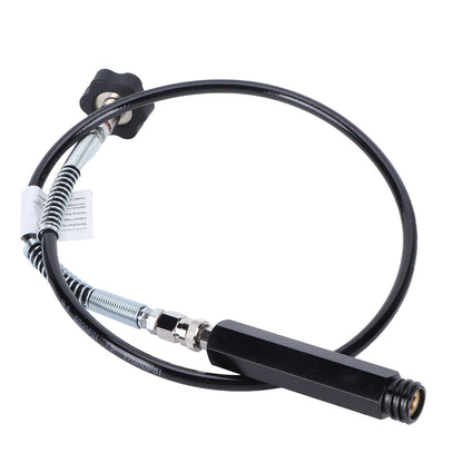 CGA320 TR21‑4 36in Black Soda Hose Adapter Set Stable Performance Sturdy Construction