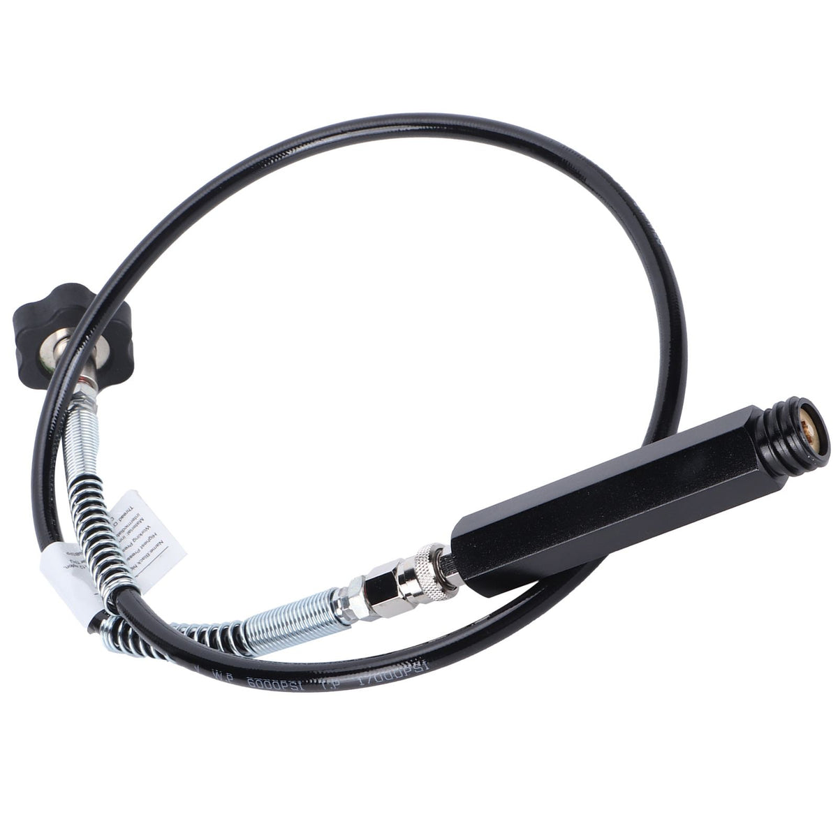 CGA320 TR21‑4 36in Black Soda Hose Adapter Set Stable Performance Sturdy Construction