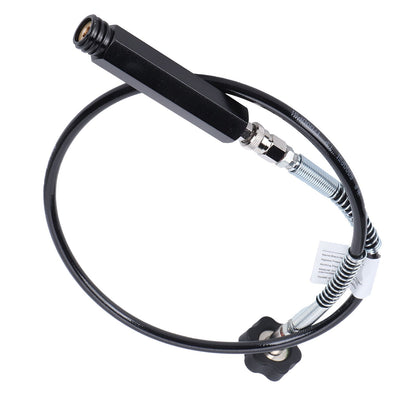 CGA320 TR21‑4 36in Black Soda Hose Adapter Set Stable Performance Sturdy Construction
