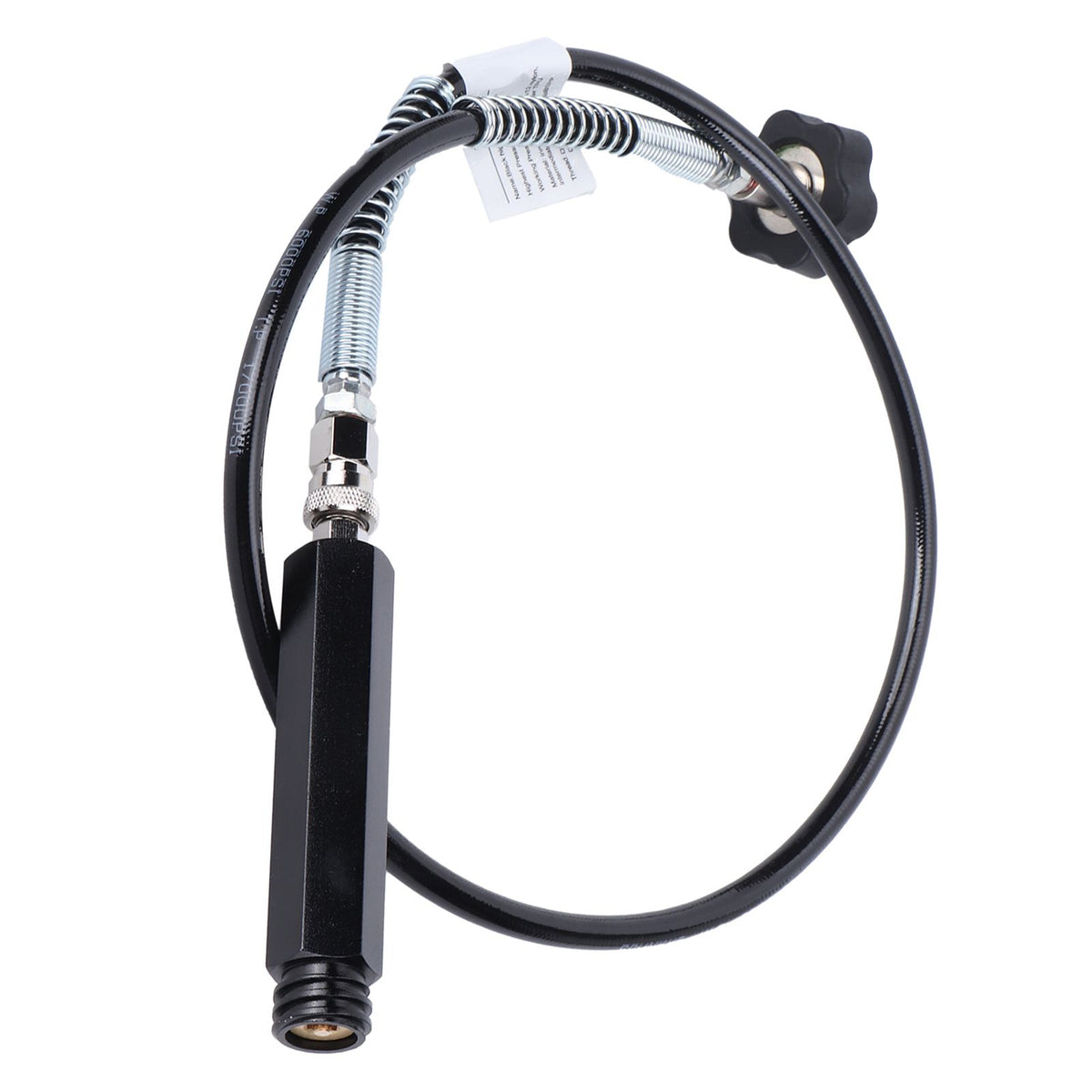 CGA320 TR21‑4 36in Black Soda Hose Adapter Set Stable Performance Sturdy Construction