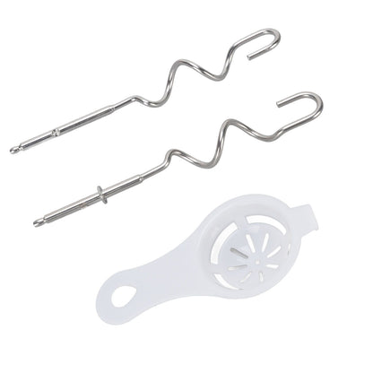 Hand Mixer Dough Hooks Replacement Stainless Steel Kitchen Dough Mixing Bread Hooks Hand Mixer Aid Attachments