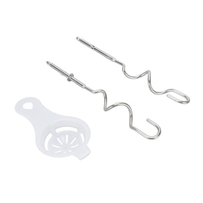 Hand Mixer Dough Hooks Replacement Stainless Steel Kitchen Dough Mixing Bread Hooks Hand Mixer Aid Attachments