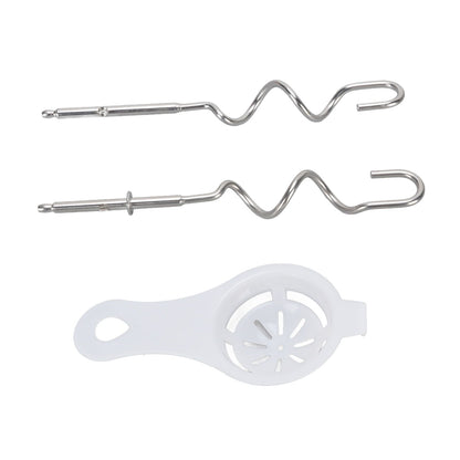 Hand Mixer Dough Hooks Replacement Stainless Steel Kitchen Dough Mixing Bread Hooks Hand Mixer Aid Attachments