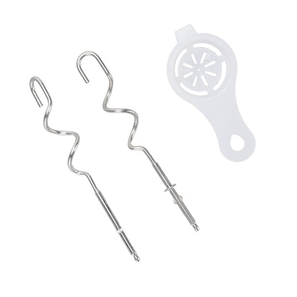 Hand Mixer Dough Hooks Replacement Stainless Steel Kitchen Dough Mixing Bread Hooks Hand Mixer Aid Attachments