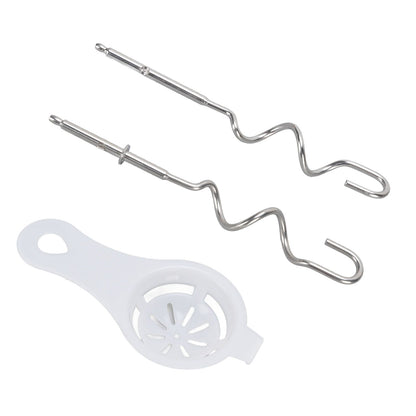 Hand Mixer Dough Hooks Replacement Stainless Steel Kitchen Dough Mixing Bread Hooks Hand Mixer Aid Attachments