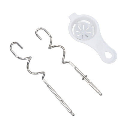 Hand Mixer Dough Hooks Replacement Stainless Steel Kitchen Dough Mixing Bread Hooks Hand Mixer Aid Attachments