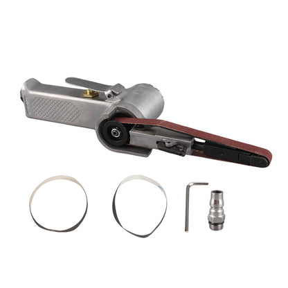 10mm Belt Pneumatic Belt Sander Sanding Grinding Polishing Machine for Woodworking Furniture