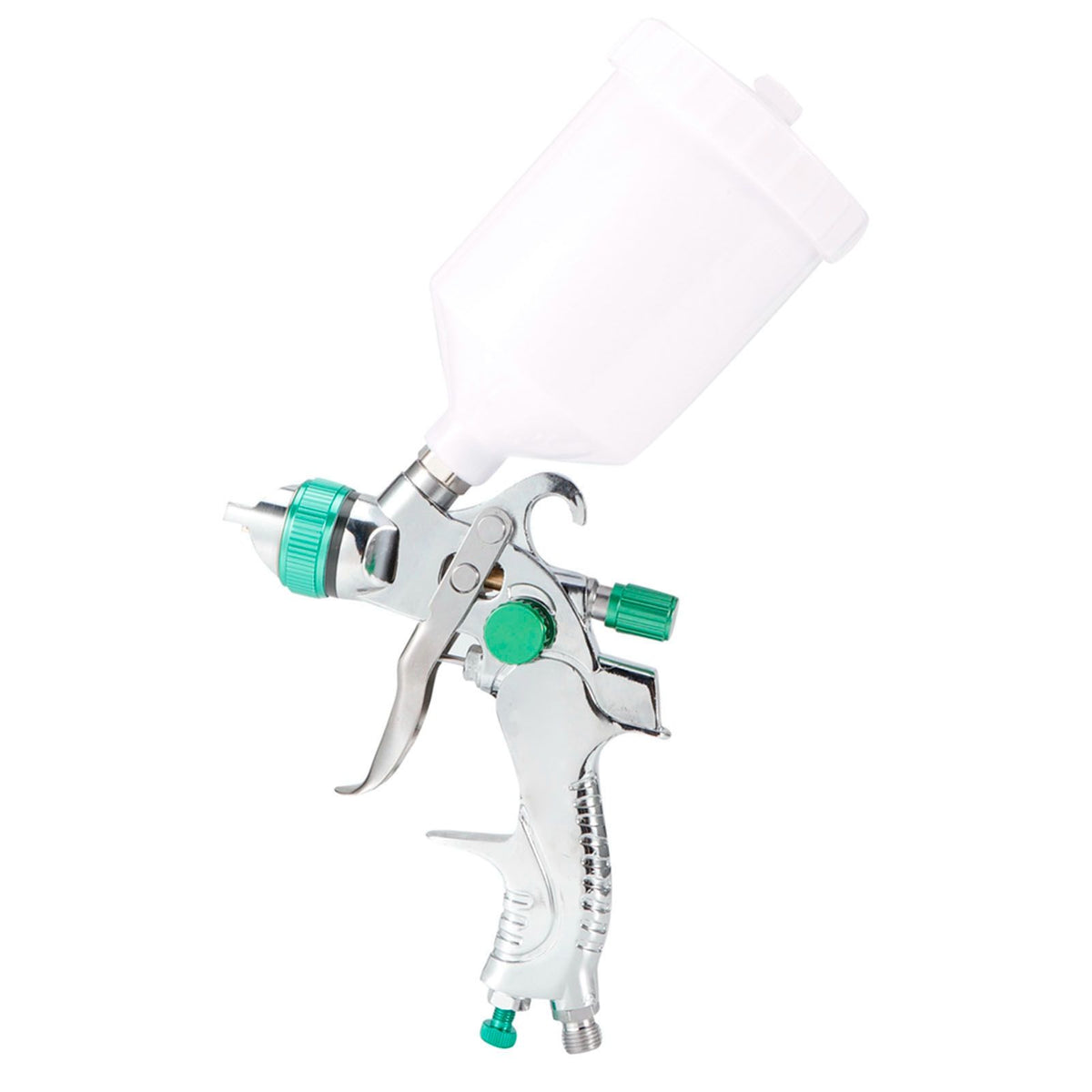 High Atomization Paint Sprayer Large Capacity Gravity Feed Furniture Painting Sprayer Green