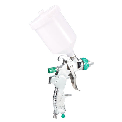 High Atomization Paint Sprayer Large Capacity Gravity Feed Furniture Painting Sprayer Green