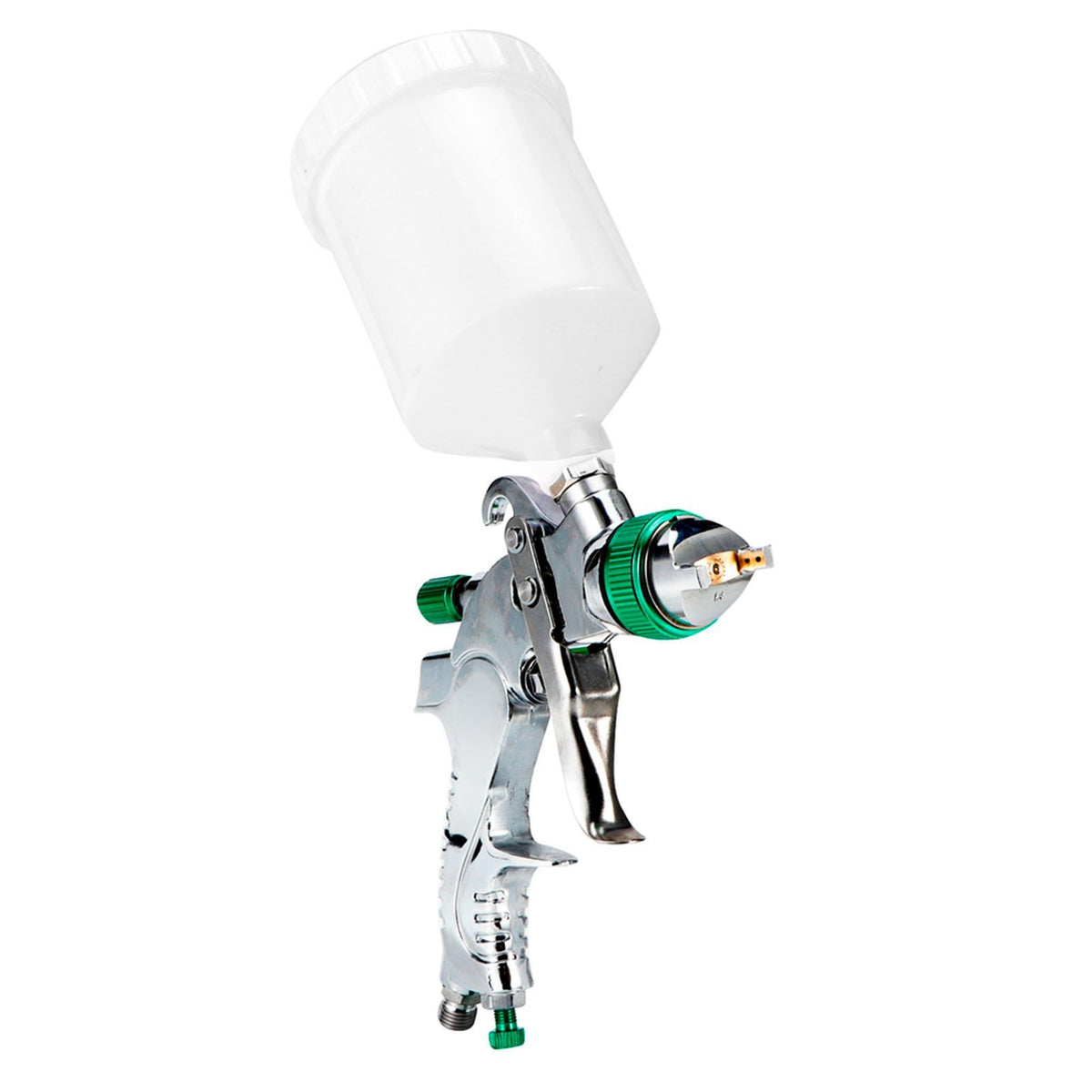 High Atomization Paint Sprayer Large Capacity Gravity Feed Furniture Painting Sprayer Green